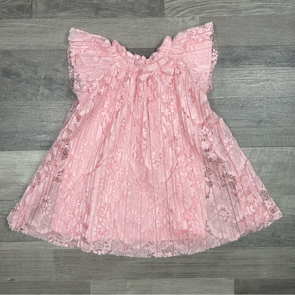 Carter's Baby Girls Pink Lace Dress 12M